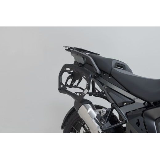 SW MOTECH TRAX ADV ALUMINIUM CASE SYSTEM SILVER. 45/45 L. BMW R 1300 GS ADVENTURE (24-).