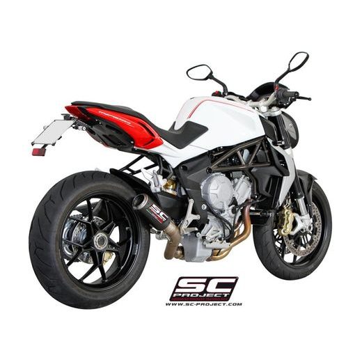 VÝFUKOVÝ SYSTÉM SC PROJECT PRO MV AGUSTA - BRUTALE 800 (2012 - 2015) - CR-T MUFFLER, CARBON FIBER