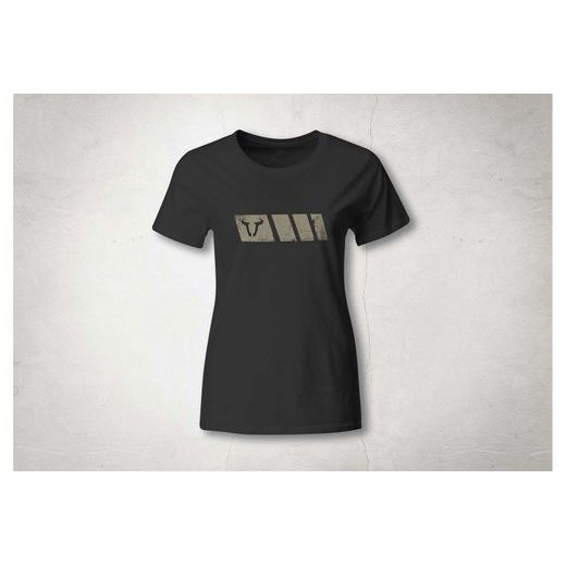 SW MOTECH T-SHIRT LEGEND GEAR. BLACK. WOMEN. SIZE L.