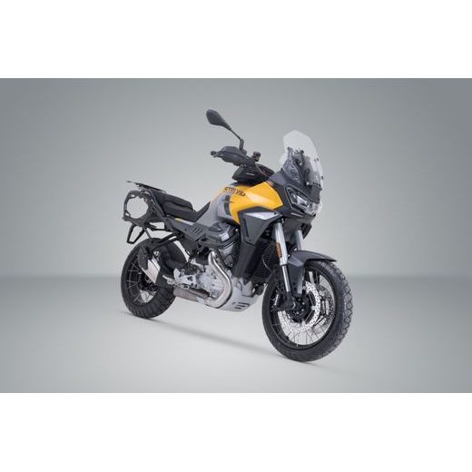SW MOTECH DUSC HARD CASE SYSTEM BLACK. 33/33 L. MOTO GUZZI STELVIO (23-).