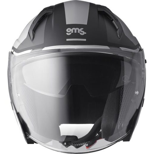 OTEVŘENÁ HELMA GMS VECTUS ZG11601 ČERNO-ŠEDÁ S