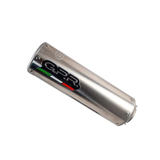 KONCOVKA VÝFUKU SLIP-ON GPR M3 E4.BM.107.M3.INOX BROUŠENÁ NEREZOVÁ OCEL ZAHRNUJE SPOJOVACÍ SVOD A ODNÍMATELNÝ DB KILLER