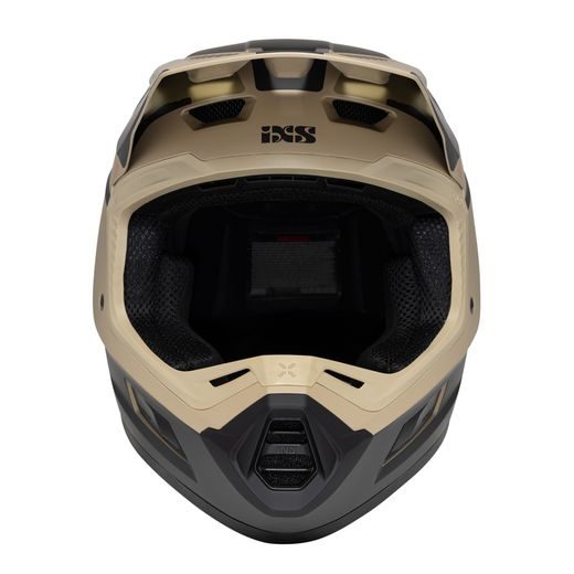 MOTOKROSOVÁ PŘILBA IXS TRIGGER MX 1.0 GRAPHIC MIPS X1-530206 MATNÁ POUŠTNÍ HNĚDÁ-UHELNĚ ČERNÁ S