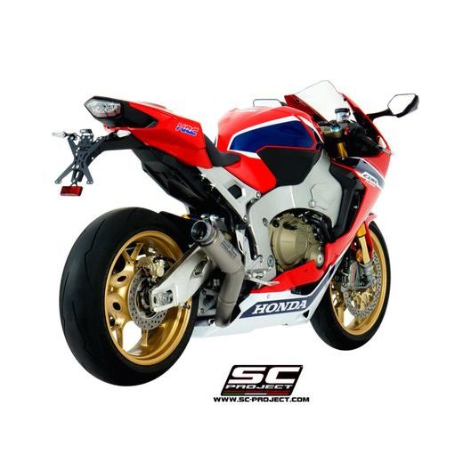 VÝFUKOVÝ SYSTÉM SC PROJECT PRO HONDA - CBR1000RR (2017 - 2019) - SP - SP2 - GP70-R MUFFLER, HIGH POSITION, TITANIUM WITH TITANIUM END CAP