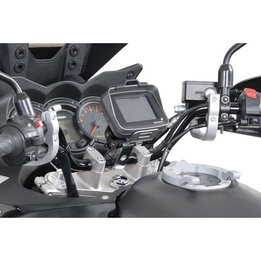SW MOTECH DRŽÁK GPS PRO ŘÍDÍTKA 1" (O 25,4 MM) STŘÍBRNÉ