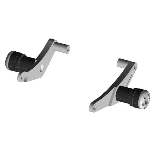 PROTEKTORY NA RÁM ARROW - TRIUMPH DAYTONA 675 - 06-12