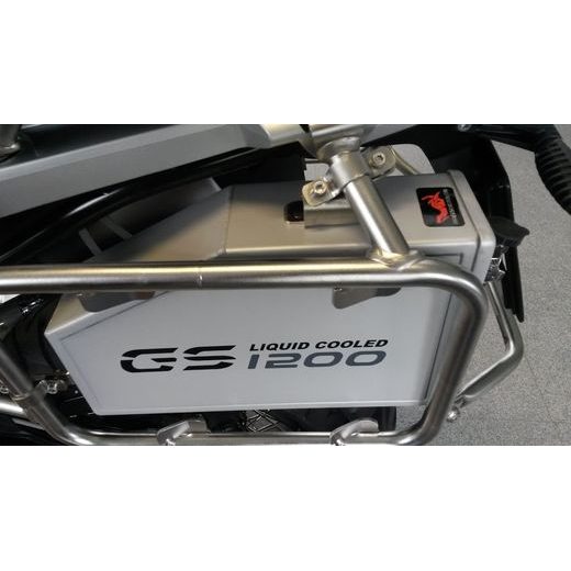 SW MOTECH ALU BOX NA NÁŘADÍ PRO R1250GS LC/ADV., ŠEDO-MODRÝ NÁPIS 1250
