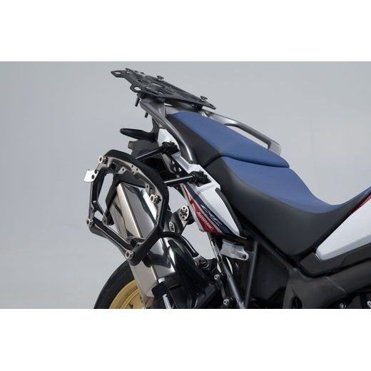 SW MOTECH DUSC HARD CASE SYSTEM BLACK. 41/33L. CRF1000L AFRICA TWIN (15-17).