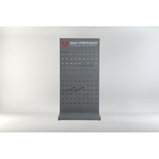 SW MOTECH SALES DISPLAY - ROOM WITH EQUIPMENT TOPIC: ION TANK BAGS, TAIL BAGS AND ACCESSORIES.