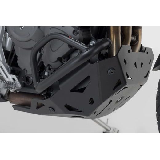 SW MOTECH ENGINE GUARD BLACK. TRIUMPH TIGER 1200 MODELLE (22-).