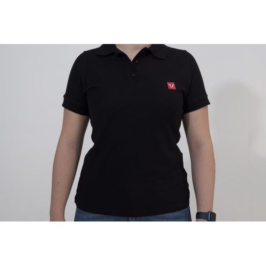 SW MOTECH POLO SHIRT CORE LINE. BLACK. WOMEN. SIZE XS.