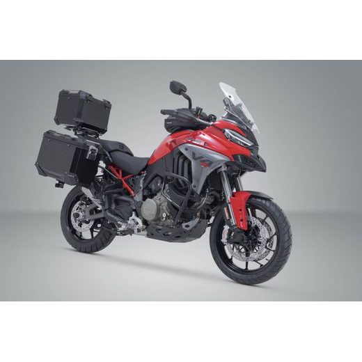 SW MOTECH ADVENTURE SET TRAX ADV BLACK. DUCATI MULTISTRADA V4 (20-).
