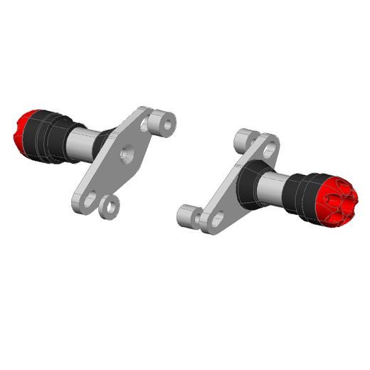 PROTEKTORY NA RÁM GATLING - SUZUKI SV 1000SA (CELOKAPOTÁŽ) ´03-12