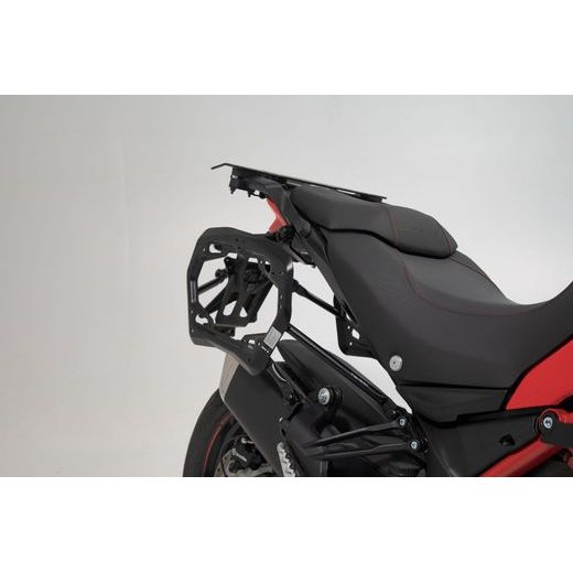SW MOTECH DUSC HARD CASE SYSTEM BLACK. 33/33L. MULTISTRADA 1200/ 1260/ 950/ V2.