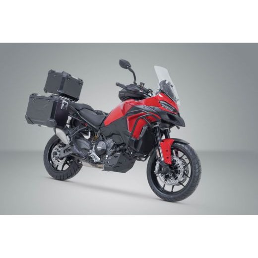 SW MOTECH ADVENTURE SET TRAX ADV BLACK. DUCATI MULTISTRADA V2 / V2 S (24-).