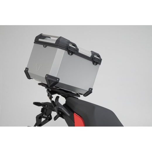 SW MOTECH TRAX ADV TOP CASE SYSTEM SILVER. BMW F 900 R / XR (19-).