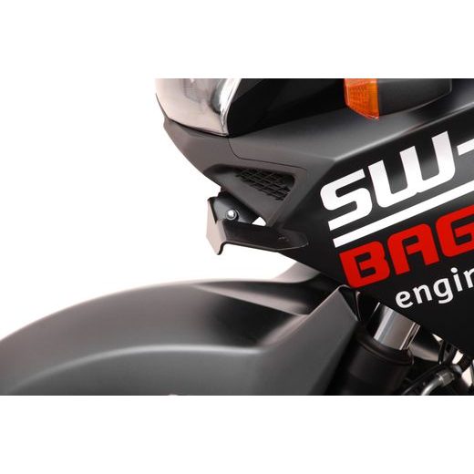 SW MOTECH DRŽÁKY SVĚTEL ČERNÁ. SUZUKI DL1000/650. KAWASAKI KLV1000.