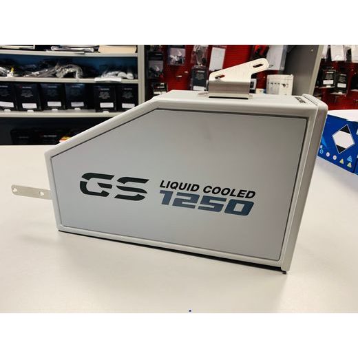 SW MOTECH ALU BOX NA NÁŘADÍ PRO R1250GS LC/ADV., ŠEDO-MODRÝ NÁPIS 1250