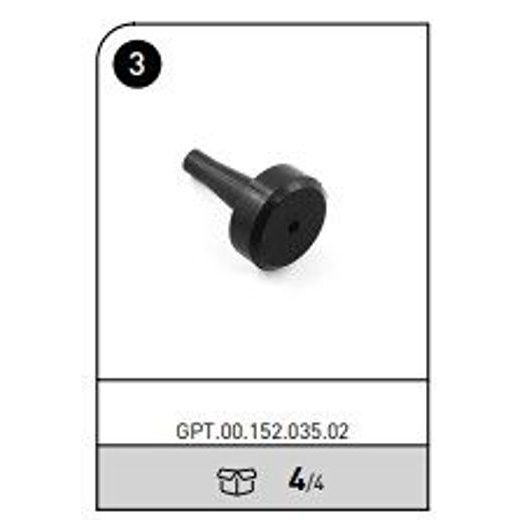 SW MOTECH GUMOVÝ DORAZ 20X7,5MM. T=4,0 MM PRO ADAPTERY GPT, GIVI,KAPPA,DUSC