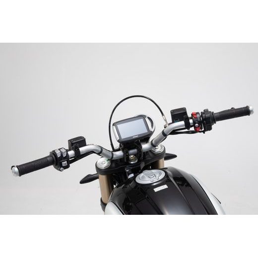 SW MOTECH GPS DRŽÁK NA ŘÍDÍTKA ČERNÝ. DUCATI SCRAMBLER 1100 SPORT (17-).