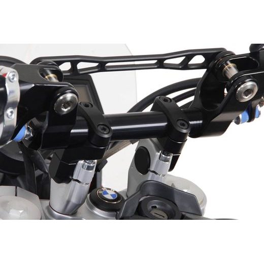 SW MOTECH ZVÝŠENÍ ŘÍDÍTEK 50-60 MM VARIO PRO 28 MM ŘÍDÍTKA -ČERNÉ