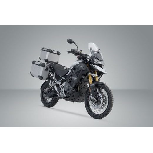 SW MOTECH ADVENTURE SADA TŘÍ KUFRŮ,STŘÍBRNÉ, TIGER 1200 RALLY PRO/GT/GT PRO (22-).