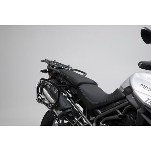 SW MOTECH TRIUMPH - TIGER 800 - BOČNÍ NOSIČE ČERNÉ, TYP PRO, TRIUMPH TIGER 800 MODELY (10-).