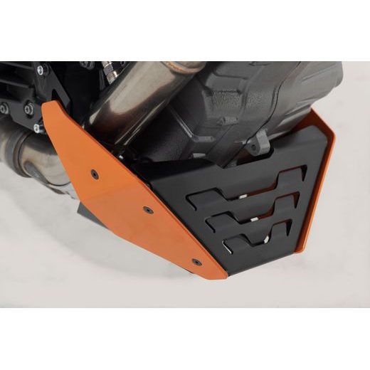 SW MOTECH PŘEDNÍ SPOILER ORANŽOVÁ/ČERNÁ. KTM 1290 SUPER DUKE R / GT.
