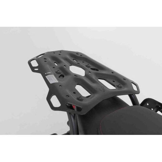 SW MOTECH ADVENTURE-RACK BLACK. MOTO GUZZI V85 STRADA (24-).