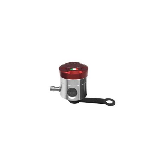 NÁDOBKA NA BRZDOVOU KAPALINU ACCOSSATO CNC-WORKED VČ. ROVNÉHO DRŽÁKU ČERVENÁ