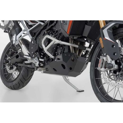 SW MOTECH ENGINE GUARD BLACK. TIGER 900 RALLY PRO (23-). FOR OEM SBL.