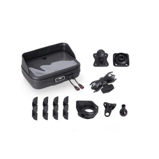 SW MOTECH INDIAN - SCOUT / SIXTY / 100TH ANNIVERSARY EDITION - UNIVERSAL GPS MOUNT KIT S L DRYBAG. VČ. 2" KLEMA, DRŽÁK NA ŘÍDÍTKA /ZRCÁTKO