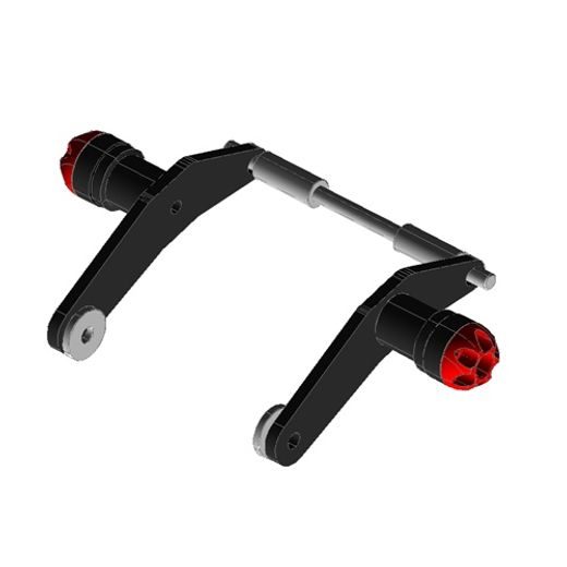 PROTEKTORY NA RÁM CLASIC - DUCATI MONSTER 696+796+1100