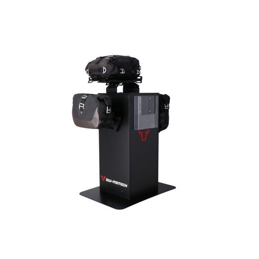 SW MOTECH SALES DISPLAY WITH EQUIPMENT THEME: LEGEND GEAR LC. SLC BASE.