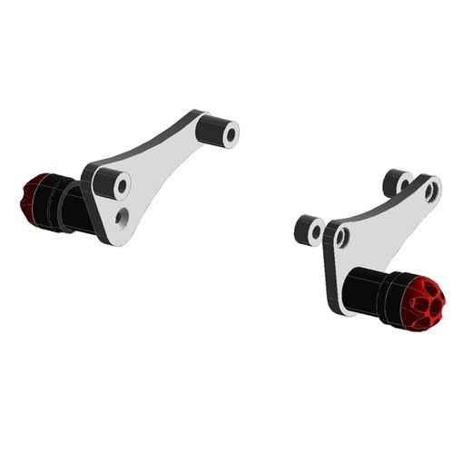 PROTEKTORY NA RÁM SLIDER - HONDA CBR 1000RR FIREBLADE - 04-05