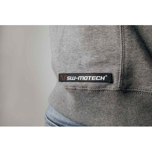 SW MOTECH HOODIE STREET LINE. GREY. UNISEX. SIZE S.
