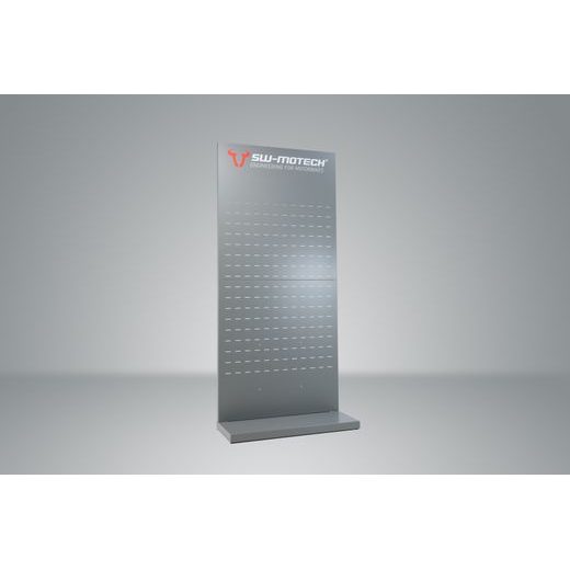 SW MOTECH SALES DISPLAY VERSION WALL GREY. COMPLETE. WITHOUT EQUIPMENT AND FIXTURE.