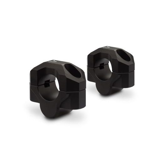 SW MOTECH ZVÝŠENÍ ŘÍDÍTEK 28 MM,20 MM NAHORU, ČERNÉ