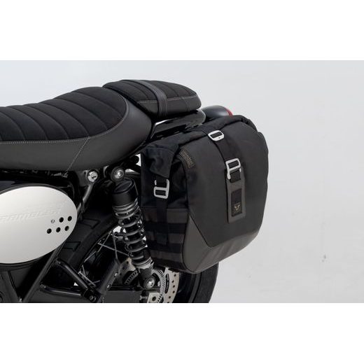 SW MOTECH LEGEND GEAR SIDE BAG SYSTEM LC TRIUMPH STREET CUP / SCRAMBLER / TWIN (16-).