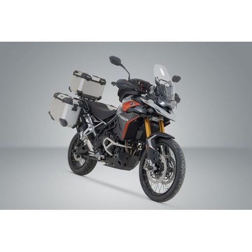 SW MOTECH ADVENTURE SET TRAX ADV SILVER. TRIUMPH TIGER 900 GT / RALLY PRO (23-).