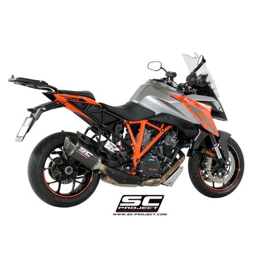 VÝFUKOVÝ SYSTÉM SC PROJECT PRO KTM - 1290 SUPER DUKE GT (2016 - 2020) - SC1-R MUFFLER, TITANIUM
