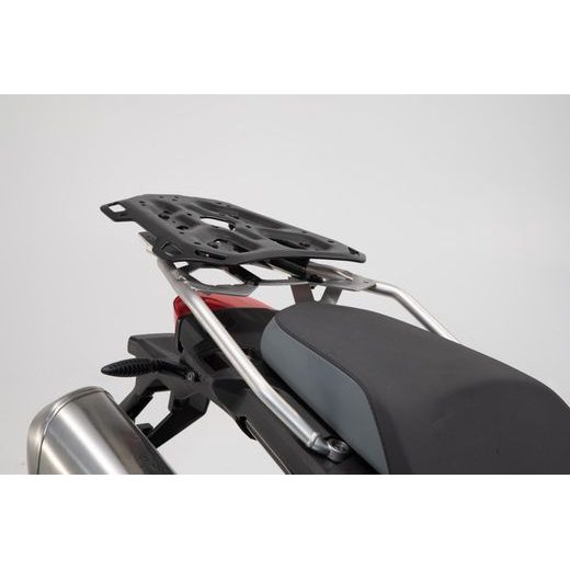 SW MOTECH TRAX ADV SADA HORNÍ SILVER. F750/850GS (18-). PRO NOSIČ Z NEREZOVÉ OCELI.