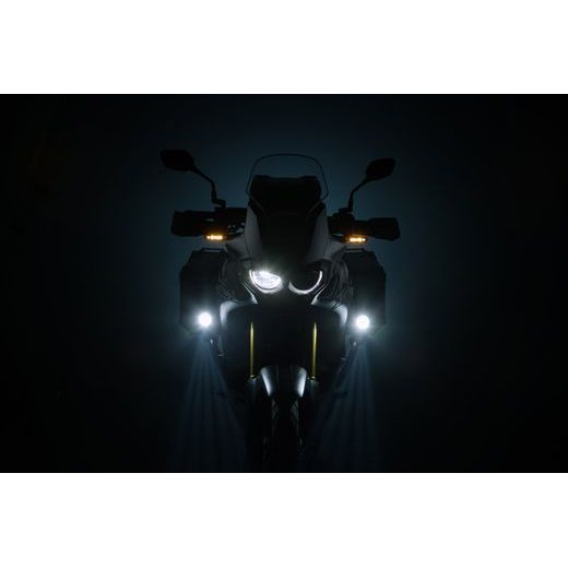 SW MOTECH EVO DÁLKOVÁ SVĚTLA DRŽÁKY KIT ČERNÁ. HONDA CB500X (18-).