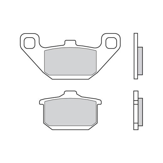 BRZDOVÉ DESTIČKY BREMBO 07KA08SP