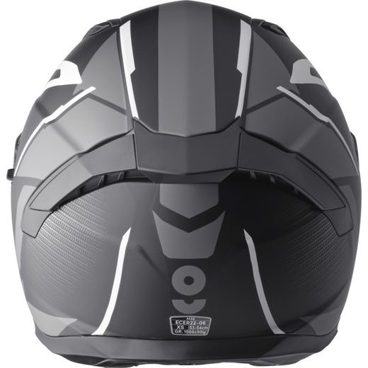 INTEGRÁLNÍ HELMA GMS VELOX ZG12601 MATNÁ ČERNÁ-ŠEDÁ XS