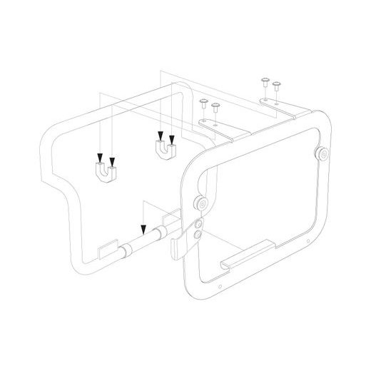 SW MOTECH ADAPTER PRO ORIG. NOSIČE : BMW R1200 GSA/1250GSA/F850GS