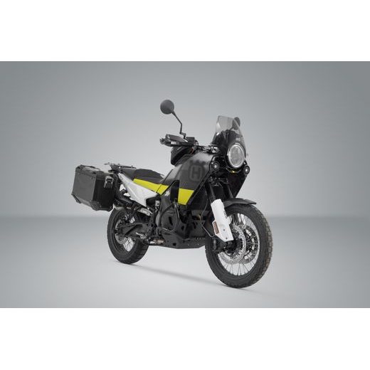 SW MOTECH TRAX ADV ALUMINIUM CASE SYSTEM BLACK. 45/37L. HUSQVARNA NORDEN 901 (21-).