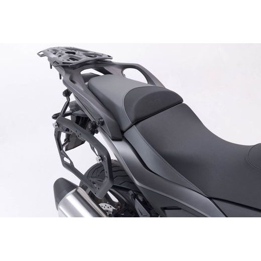 SW MOTECH ADVENTURE SET DUSC WITH TOP CASE XL BLACK. HONDA NT1100 (21-).