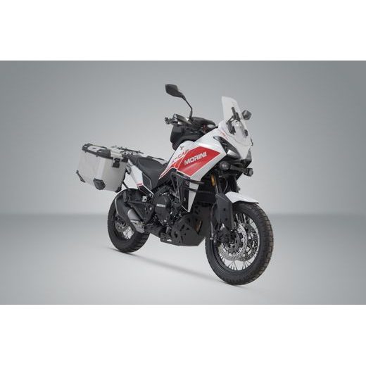 SW MOTECH TRAX ADV SADA KUFRŮ STŘÍBRNÉ 45/45 L. MOTO MORINI X-CAPE 650 (21-).