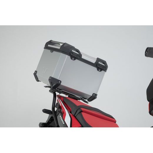 SW MOTECH TRAX ADV TOP CASE SYSTEM SILVER. HONDA CRF1100L AFRICA TWIN (19-).